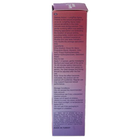 Spray intim pentru barbati LongPlay, 30 ml, Sabora Amour 737793