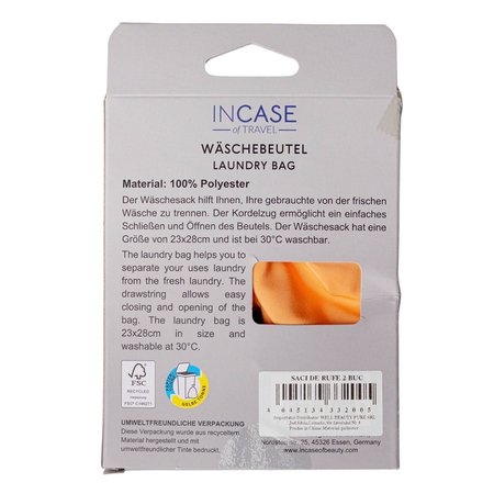 Saci de rufe, portocaliu, 2 bucati, Incase of Travel 737922