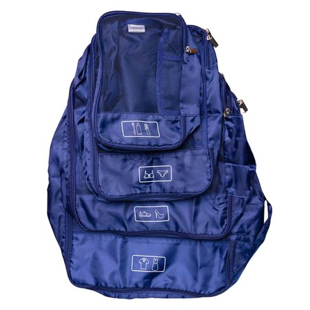 Set genti pentru haine, navy, 4 bucati, Incase of Travel 737938