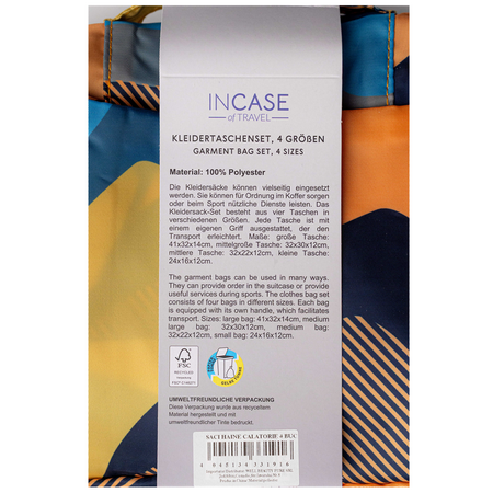 Set genti pentru haine, print, 4 bucati, Incase of Travel 737942