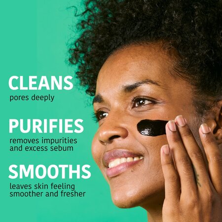Masca exfolianta tip servetel pentru fata cu carbune activ, 3x7 g, Iroha 737982