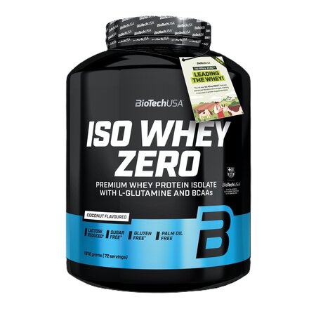 Pudra proteica cu aroma de cocos Iso Whey Zero, 1816 g, BiotechUSA