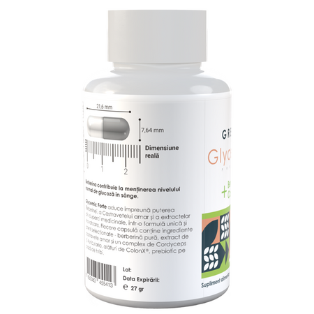 Prebiotic Glycemic Forte, 60 capsule, Greenbiom 738078