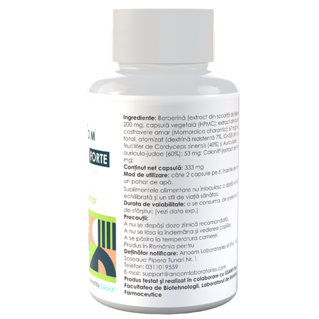 Prebiotic Glycemic Forte, 60 capsule, Greenbiom 738079
