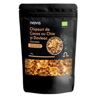 Chipsuri de cocos cu chia si dovleac ecologice, 100 g, Niavis