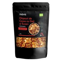 Chipsuri de cocos cu goji si susan ecologice, 100 g, Niavis