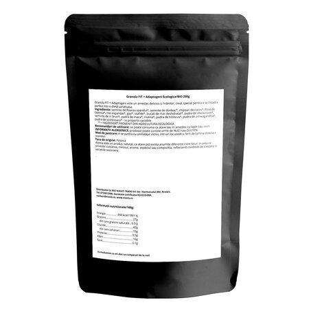 Granola Fit + Adaptogeni, ecologica, 200 g, Niavis 738137