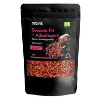 Granola Fit + Adaptogeni, ecologica, 200 g, Niavis