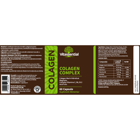 Colagen Complex, 60 capsule, Vitassential 738154