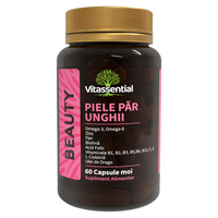 Supliment pentru piele, par si unghii Complex Beauty, 60 capsule moi, Vitassential