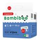 Pachet servetele umede biodegradabile cu extract de albastrele, 4 x 60 bucati, Bambiboo 738346