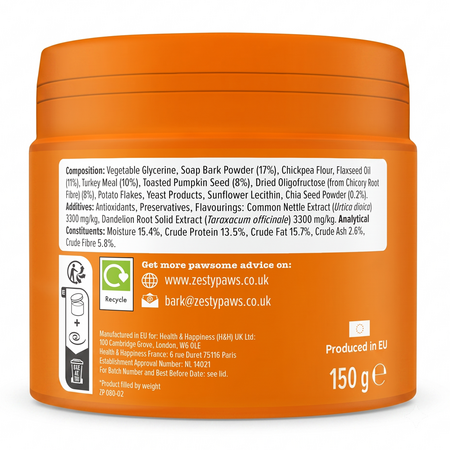 Supliment pentru digestie la caini Scoot Away Chews, 50 tablete masticabile, Zesty Paws 738371
