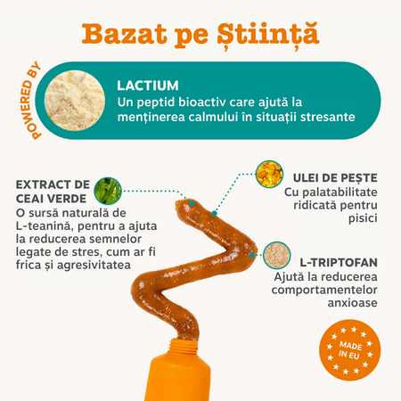 Pasta de calmare pentru pisici Calming Paste, 75 g, Zesty Paws 738394