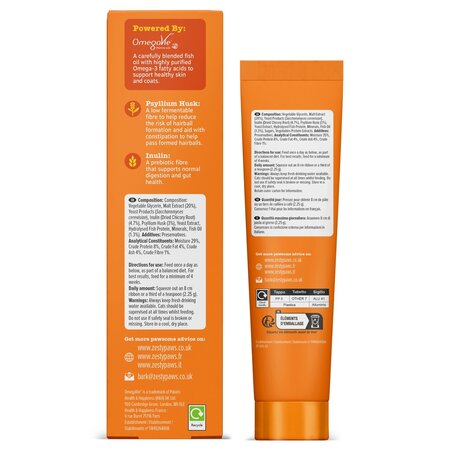 Pasta anti ghemotoace pentru pisici Anti Hairball, 75 g, Zesty Paws 738553