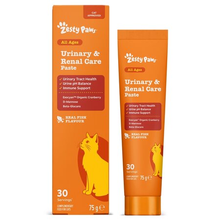Pasta pentru sistemul urinar si renal la pisici Urinary & Renal Care, 75 g, Zesty Paws
