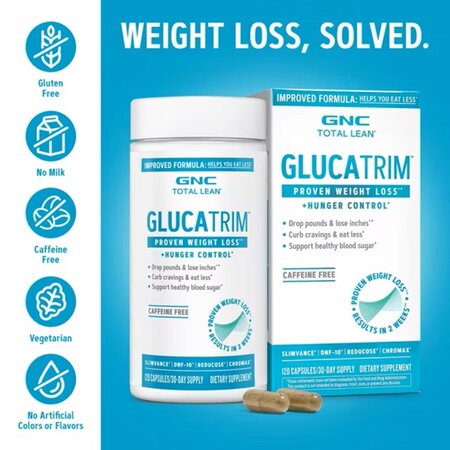 Glucatrim Proven Weight Loss, 120 capsule, GNC 738457