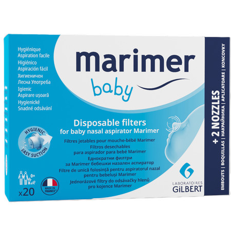 Filtre de unica folosinta pentru aspiratorul nazal Baby, 20 bucati, Marimer