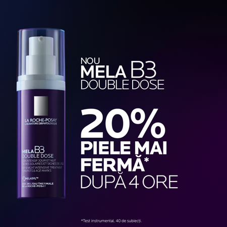 Tratament concentrat intensiv de zi si de noapte anti-pete pigmentare Mela B3 Double Dose, 40 ml, La Roche-Posay 738902