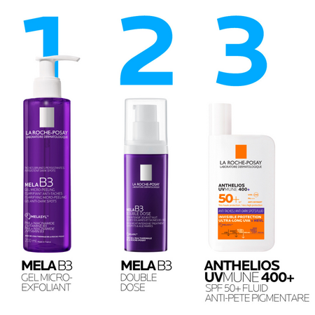 Tratament concentrat intensiv de zi si de noapte anti-pete pigmentare Mela B3 Double Dose, 40 ml, La Roche-Posay 738911