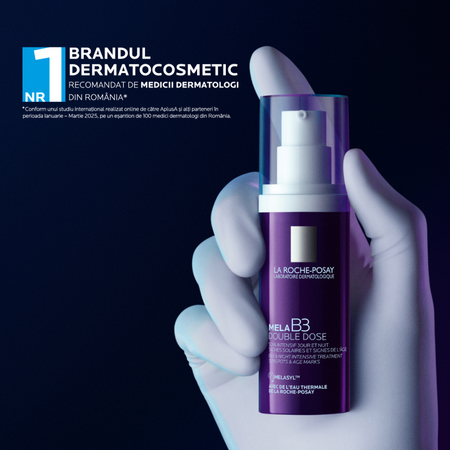Tratament concentrat intensiv de zi si de noapte anti-pete pigmentare Mela B3 Double Dose, 40 ml, La Roche-Posay 738904