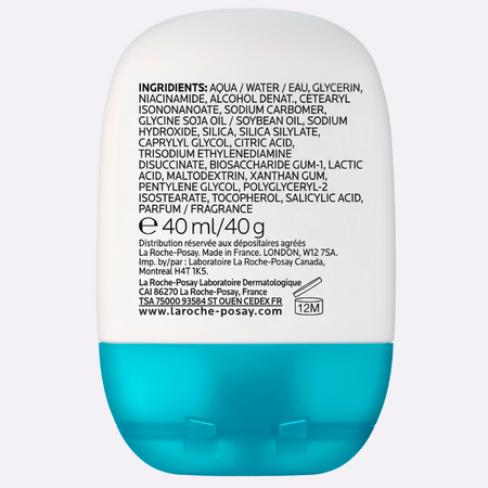 Gel matifiant corector pentru excesul de subum si porii vizibili Effaclar Supramolecular, 40 ml, La Roche-Posay 738972