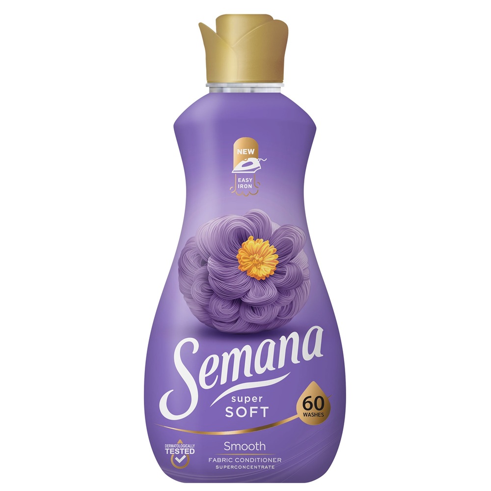Balsam de rufe Smooth Super Soft, 1200 ml, Semana