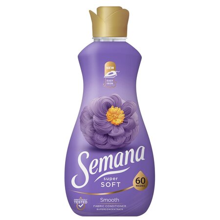 Balsam de rufe Smooth Super Soft, 1200 ml, Semana