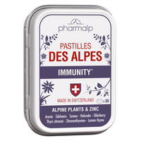 Plante alpine si zinc Pastilles Des Alpes Immunity, 30 tablete de supt, Pharmalp