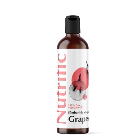 Ulei pur din samburi de struguri, 100 ml, Nutrific