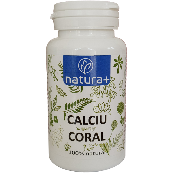 Calciu coral, 60 capsule, Natura+