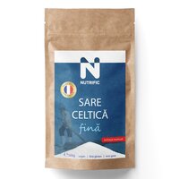 Sare celtica fina, 500 g, Nutrific