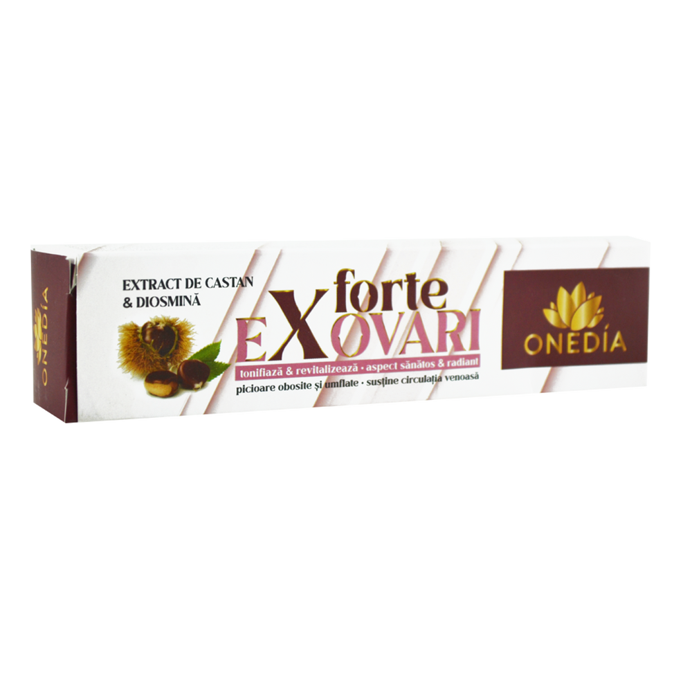 Emulgel cu extract de castane si diosmina Exovari Forte, 100 ml, Onedia