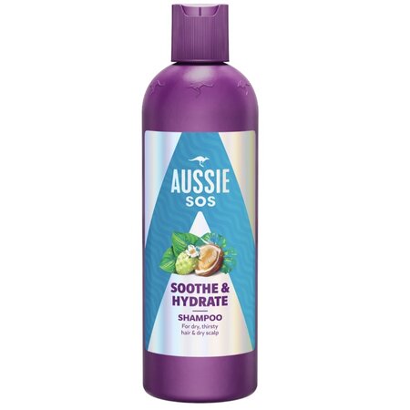 Sampon hidratant cu ulei din nuci de macadamia Sos Sooth Hydrate, 300 ml, Aussie