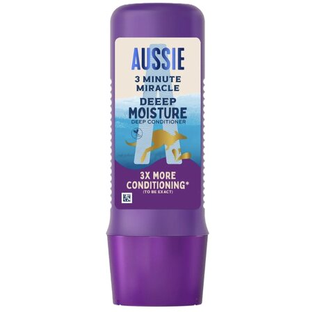Balsam tratament hidratant cu ulei de jojoba 3 Minute Miracle Deep Moisture, 225 ml, Aussie