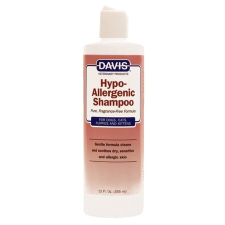 Sampon hipoalergenic fara parfum pentru caini si pisici, 355 ml, Davis