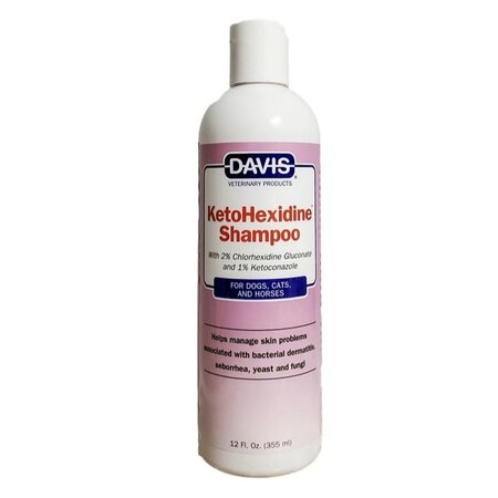 Sampon antiseptic pentru caini, pisici si cai Ketohexidine, 355 ml, Davis