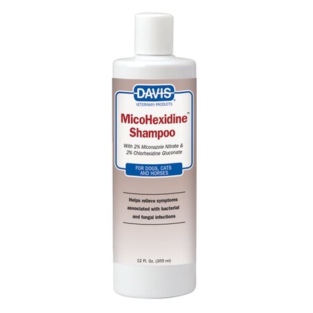 Sampon antiseptic pentru caini, pisici si cai Micohexidine, 355 ml, Davis