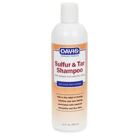 Sampon cu sulf si gudron pentru caini, 355 ml, Davis