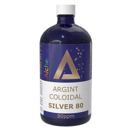 Argint coloidal Alchemy Silver, 80 ppm, 480 ml, Sc Aghoras Invent