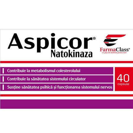 Aspicor Natokinaza, 40 capsule, FarmaClass 739782