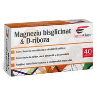 Magneziu bisglicinat & D-riboza, 40 capsule, FarmaClass