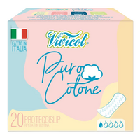 Absorbante zilnice din bumbac hipoalergenic Puro Cotone, 20 bucati, Vivicot