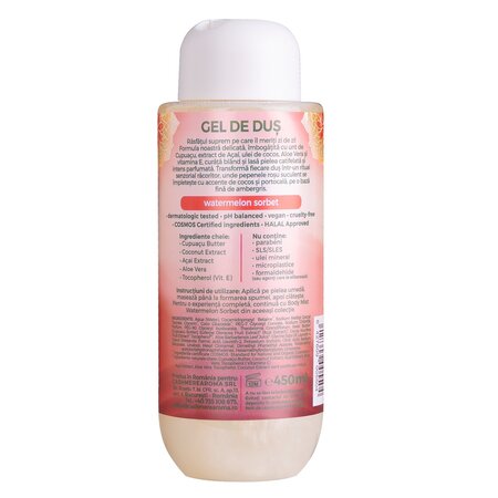 Gel de dus Watermelon Sorbet, 450 ml, Cashmere Aroma 739879