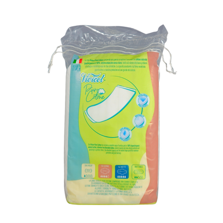 Absorbante fara aripioare din bumbac hipoalergenic Puro Cotone, 3 picaturi, 12 bucati, Vivicot 739928