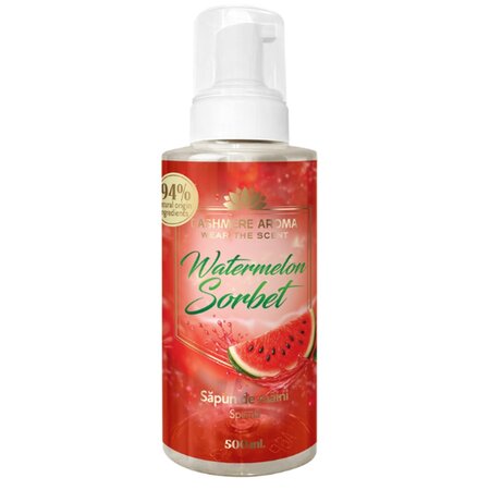 Sapun de maini tip spuma Watermelon Sorbet, 500 ml, Cashmere Aroma