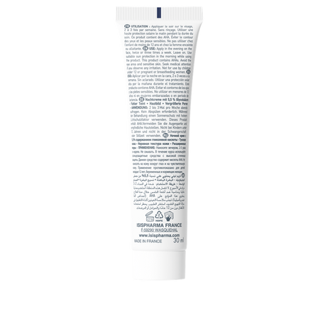 Crema de noapte cu acid glicolic 5.5% Glyco-A Soft Peeling, 30 ml, Isis 633247