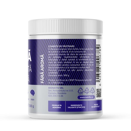 Pudra cu Creatina monohidrata micronizata, 300 g, Nutrific 739977