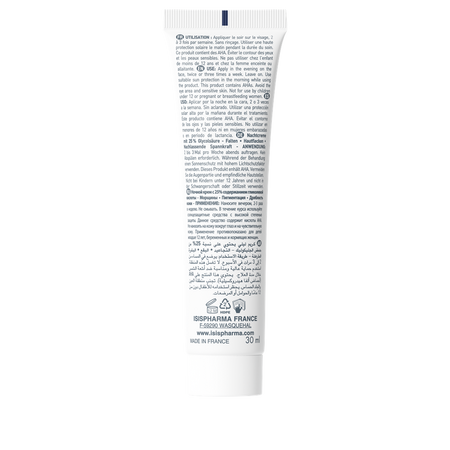 Crema de noapte cu acid glicolic 25% Glyco-A Intense Peeling, 30 ml, Isis 633253