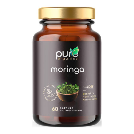 Moringa, 60 capsule, Pure Organics