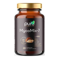 Mix de 7 ciuperci medicinale MycoMix, 60 capsule, Pure Organics